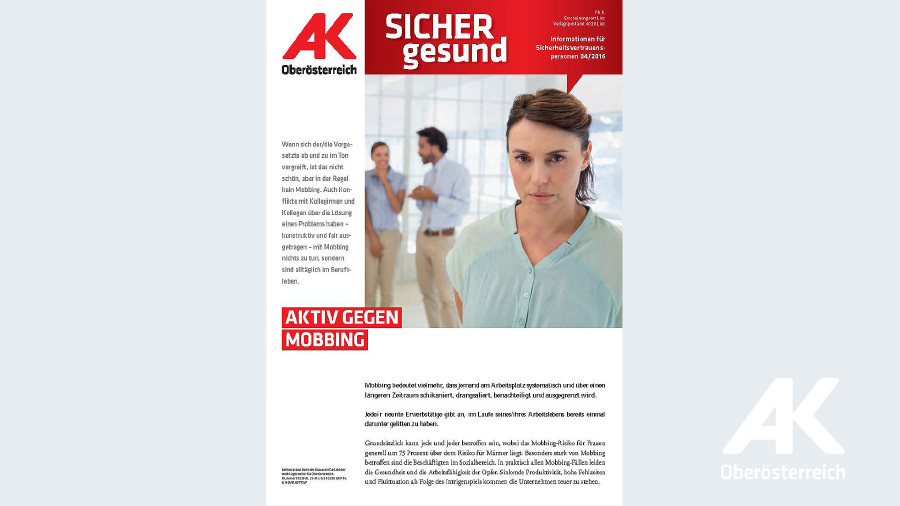 Wandzeitung Sicher Gesund 2016 - Nr. 4 © -, Arbeiterkammer Oberösterreich Wandzeitung Sicher Gesund 2016 - Nr. 4 © -, Arbeiterkammer Oberösterreich