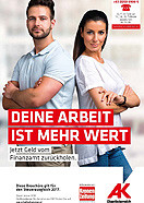 Broschüre: Jetzt Geld vom Finanzamt zurückholen © AKOÖ, - Broschüre: Jetzt Geld vom Finanzamt zurückholen © AKOÖ, -
