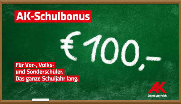 AK-Schulbonus © -, AKOÖ