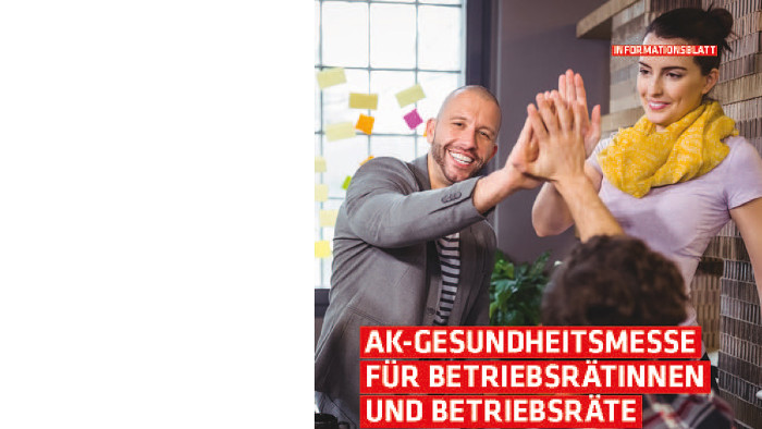 Cover Einladung zur AK-Gesundheitsmesse © -, Arbeiterkammer Oberösterreich Cover Einladung zur AK-Gesundheitsmesse © -, Arbeiterkammer Oberösterreich