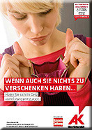 Broschüre "Holen Sie sich Ihr Geld vom Finanzamt zurück" © -, AK OÖ Broschüre "Holen Sie sich Ihr Geld vom Finanzamt zurück" © -, AK OÖ