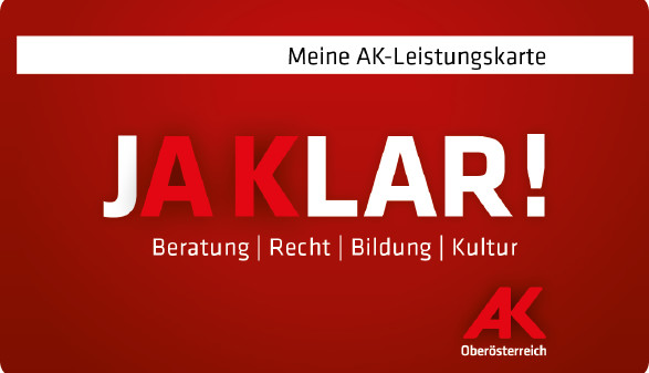 AK-Leistungskarte © -, Arbeiterkammer Oberösterreich