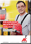 Broschüre Ein Jahrzehnt des Kaufkraftverlusts © AKOÖ, - Broschüre Ein Jahrzehnt des Kaufkraftverlusts © AKOÖ, -