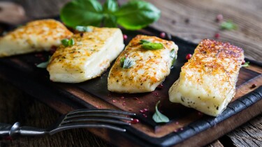 Gegrillter Halloumi