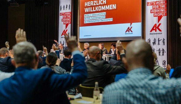 Abstimmung bei der Vollversammlung