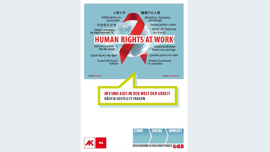 Broschüre HIV und Aids in der Welt der Arbeit © -, Arbeiterkammer Oberösterreich