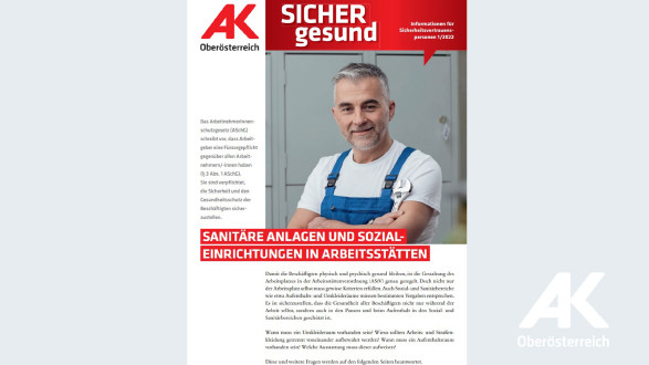 Wandzeitung Sicher gesund © -, Arbeiterkammer Oberösterreich