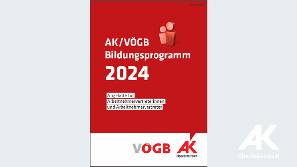 AK/VÖGB Bildungsprogramm 2024 © -, Arbeiterkammer Oberösterreich