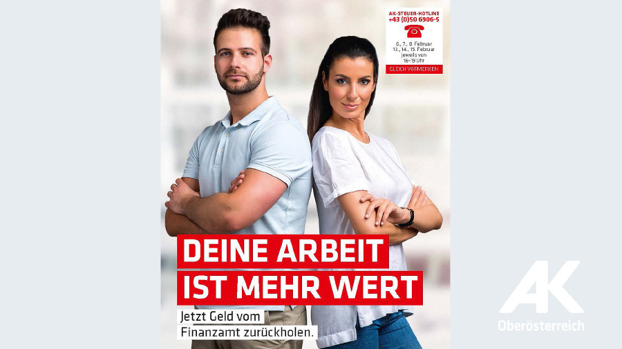 Broschüre: Deine Arbeit ist mehr wert © -, Arbeiterkammer Oberösterreich Broschüre: Deine Arbeit ist mehr wert © -, Arbeiterkammer Oberösterreich