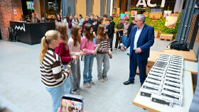 AK Pr&auml;sident Andreas Stangl und BRG Rohrbach