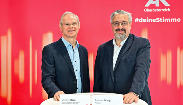 Dr. Heinz Stöger und Andreas Stangl