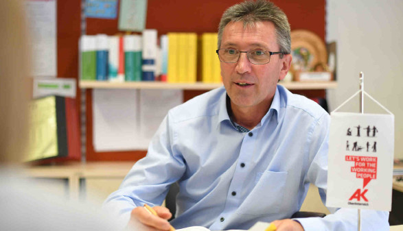 Leiter der AK-Bezirksstelle Kirchdorf - Hannes Stockhammer © Wolfgang Spitzbart, AK OÖ