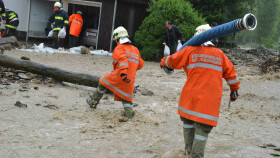 Hochwasser-Einsatz der Feuerwehr