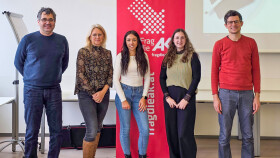 Emanuel Kacinari (Jugend am Werk), Astrid Scharinger (LEHA GmbH), Katharina Mitterm&uuml;ller (Institut f&uuml;r Suchtpr&auml;vention / pro mente O&Ouml;), Hanna Ecker (LEHA GmbH), Harald Prosch (AK O&Ouml;)