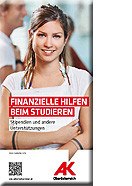 Finanzielle Hilfe beim Studieren © AK OÖ, AK OÖ Broschüre, Finanzielle Hilfe beim Studieren © AK OÖ, AK OÖ