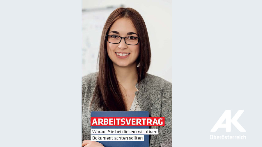 Broschüren-Cover Arbeitsvertrag © Arbeiterkammer Oberösterreich Broschüren-Cover Arbeitsvertrag © Arbeiterkammer Oberösterreich
